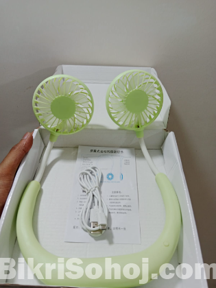 Portable Neck Fans Mini Cooling Fans Rechargeable Fans 360